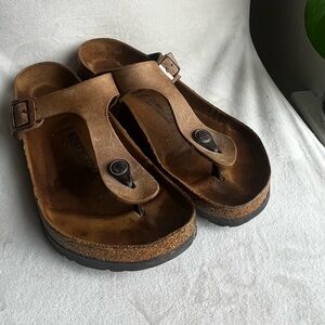 Birkenstock Tan Leather Sandals
